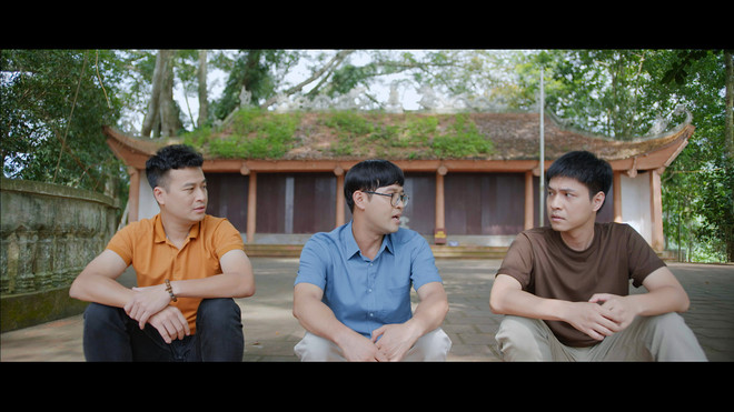 (Từ trái sang) Các diễn viên Anh Đức, Thái Sơn, Tô Dũng vào vai nhóm bạn thân khởi nghiệp thất bại "n" lần. (Ảnh: VFC) 37.jpg