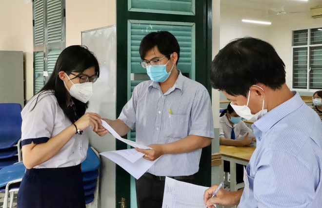 Bộ Giáo dục và Đào tạo có điều chỉnh trong cách chấm điểm môn trắc nghiệm từ Kỳ thi Tốt nghiệp Trung học Phổ thông năm 2025. (Ảnh: TTXVN) ttxvhong-giang9-7248.jpg