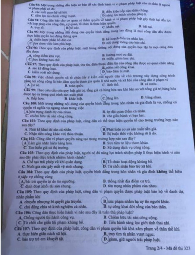Gợi ý đáp án môn Lịch sử, kỳ thi Tốt nghiệp THPT 2020 ảnh 3