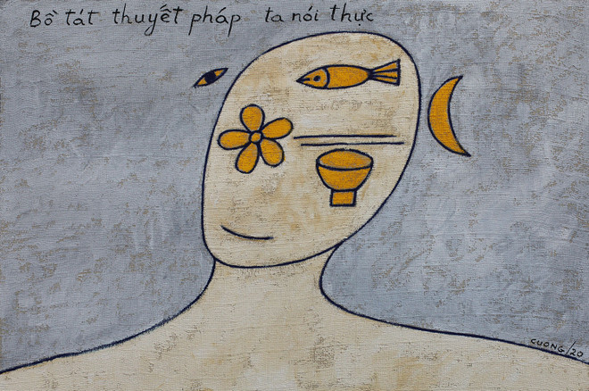 Triển lãm 'Kinh Gốm': Vẽ kinh Phật lên gốm của các làng nghề lâu đời ảnh 1