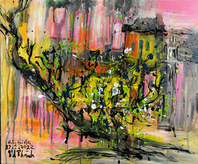 Họa sỹ Văn Dương Thành 'kể chuyện' thời thơ ấu qua triển lãm tại Italy ảnh 6