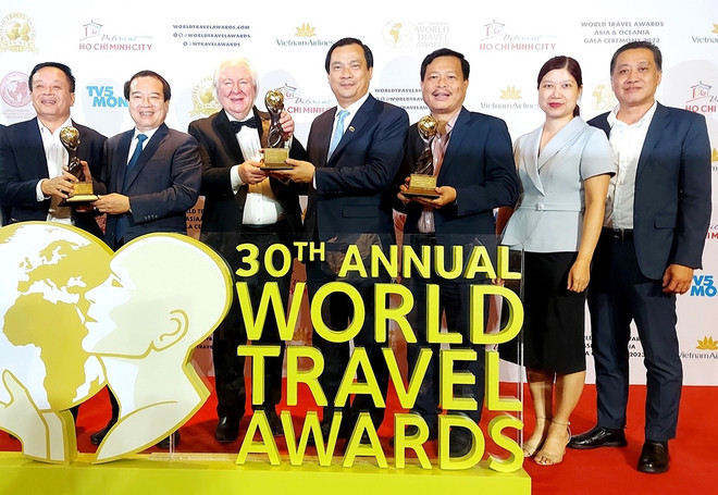 Du lịch Việt Nam đạt nhiều giải thưởng của Tổ chức Du lịch Thế giới năm 2023. (Ảnh: CTV/Vietnam+) z4943957421407-446c1f26ccfafa80ee65f5ebf31dfbc7-4.jpg