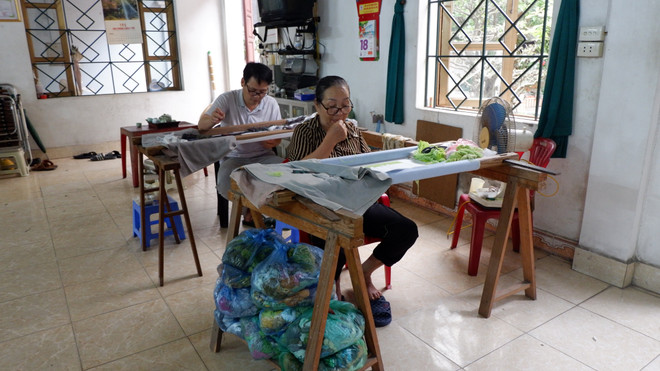 Người nghệ nhân tài hoa của Hà Nội: Truyền thần bằng đường kim mũi chỉ ảnh 4
