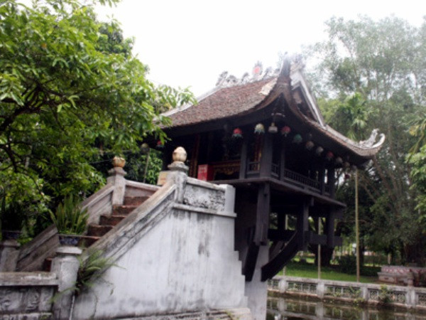 Chùa Một Cột-di tích nổi tiếng của Thủ đô Hà Nội (Ảnh: PV/Vietnam+) Mô hình BQL di tích: Chuyện “trăm hoa đua sắc” ảnh 1