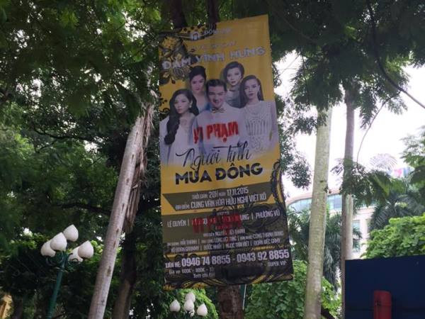 Sở Văn hóa Hà Nội nói về hình ảnh Trọng Tấn, Mr Đàm in chữ “Vi phạm” ảnh 2