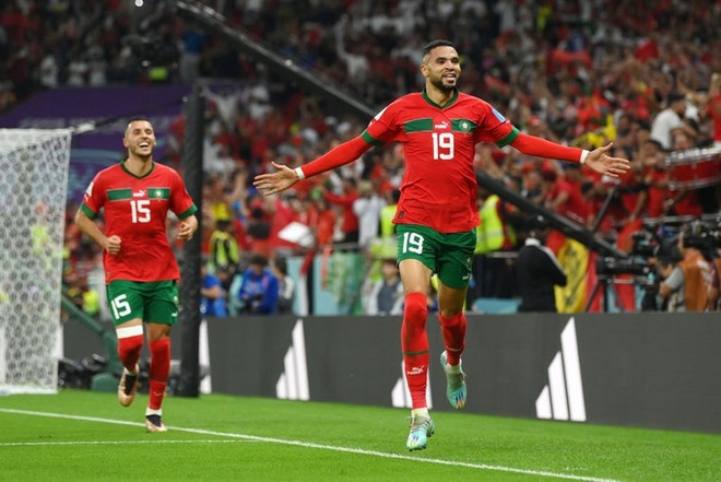 Maroc trở thành đội bóng tại World Cup khiến nhiều đối thủ phải khiếp sợ (Ảnh: Getty). Đại sứ Maroc: Nhiều khán giả Việt Nam đang ủng hộ Maroc tại World Cup ảnh 1