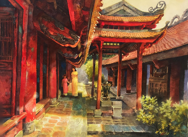 Triển lãm “Chút tình gửi phố”: Yêu Hà Nội qua từng góc phố, con đường ảnh 7