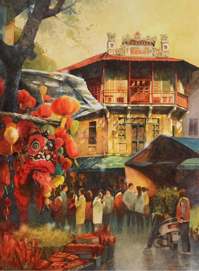 Triển lãm “Chút tình gửi phố”: Yêu Hà Nội qua từng góc phố, con đường ảnh 6