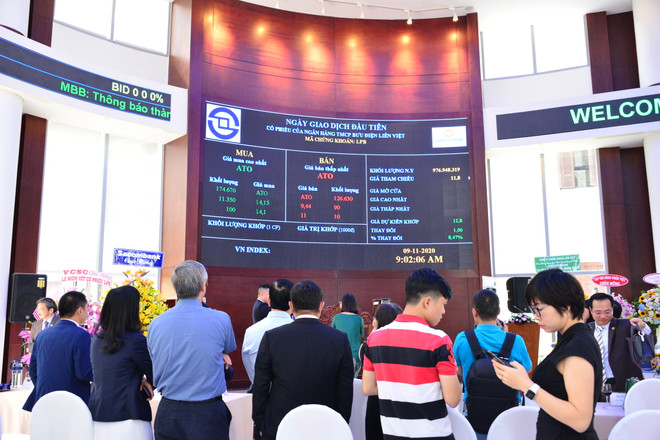 977 triệu cổ phiếu của Ngân hàng Bưu điện Liên Việt lên sàn HoSE ảnh 1