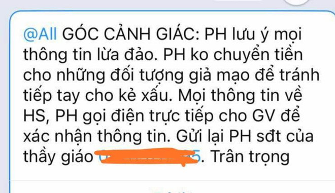 Phụ huynh và nhà trường cần cảnh giác, thoát bẫy lừa “con cấp cứu” ảnh 2