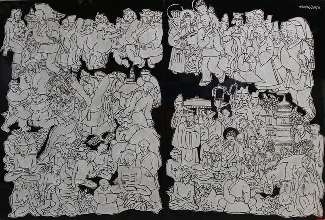 [Photo] Cái nhìn toàn cảnh về mỹ thuật Việt 30 năm Đổi mới ảnh 8