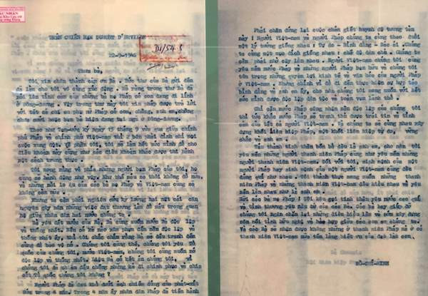 Hiện vật tái hiện thời kỳ Bác Hồ hoạt động cách mạng ở Pháp ảnh 2
