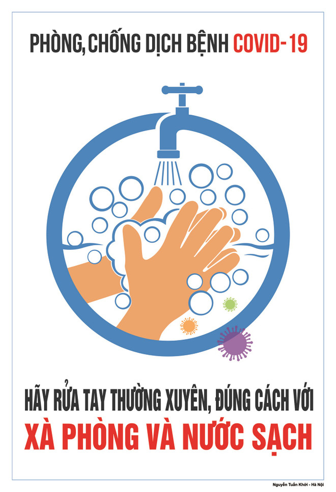 Họa sỹ Việt hào hứng vẽ tranh cổ động phòng, chống dịch COVID-19 ảnh 2