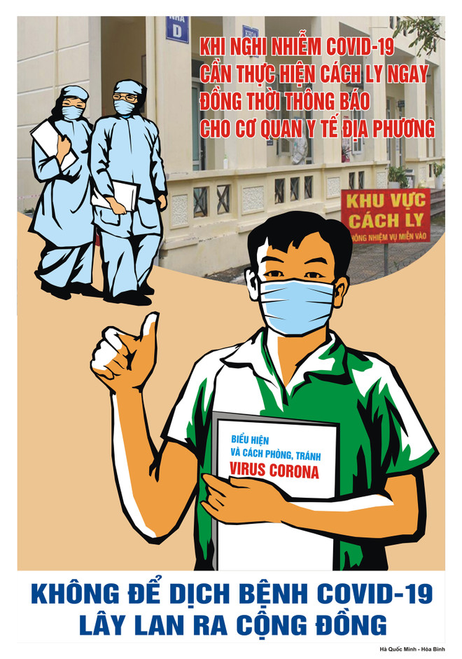 Họa sỹ Việt hào hứng vẽ tranh cổ động phòng, chống dịch COVID-19 ảnh 7