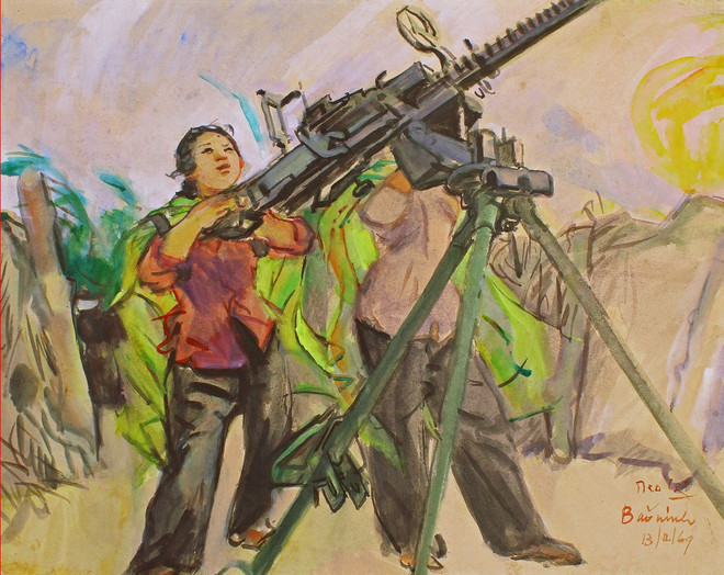 Gặp lại danh họa Trần Văn Cẩn với bộ sưu tập ký họa màu nước ảnh 3