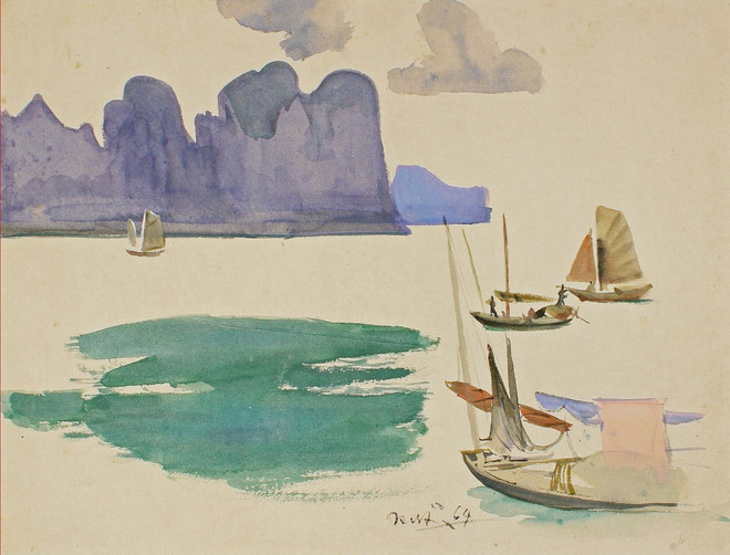 Gặp lại danh họa Trần Văn Cẩn với bộ sưu tập ký họa màu nước ảnh 2