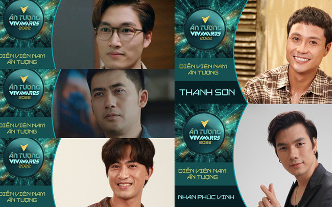 Top 5 đề cử hạng mục Diễn viên nam ấn tượng. (Ảnh: VTV) Công bố giải thưởng Ấn tượng VTV trong chương trình nghệ thuật năm mới ảnh 1