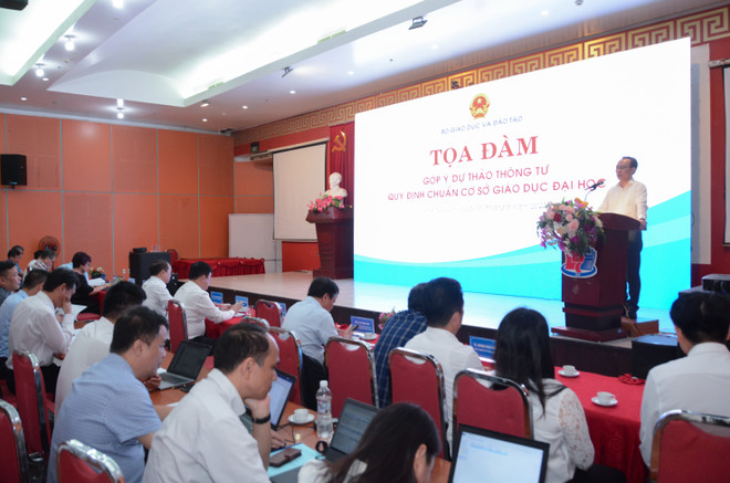 Xây dựng chuẩn cơ sở giáo dục đại học: Phải nhìn rộng toàn hệ thống ảnh 1