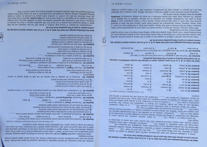 Đề thi chính thức môn Ngoại ngữ kỳ thi trung học phổ thông quốc gia ảnh 2