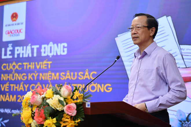 Phát động cuộc thi viết Những kỷ niệm sâu sắc về thầy cô và mái trường ảnh 3