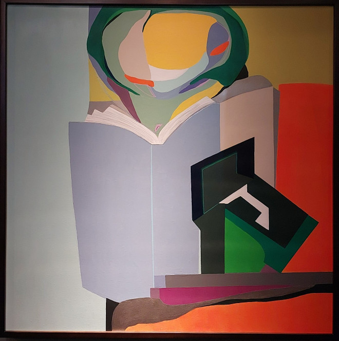 Khám phá thế giới sống động của những 'bóng hồng' đọc sách qua hội họa ảnh 7