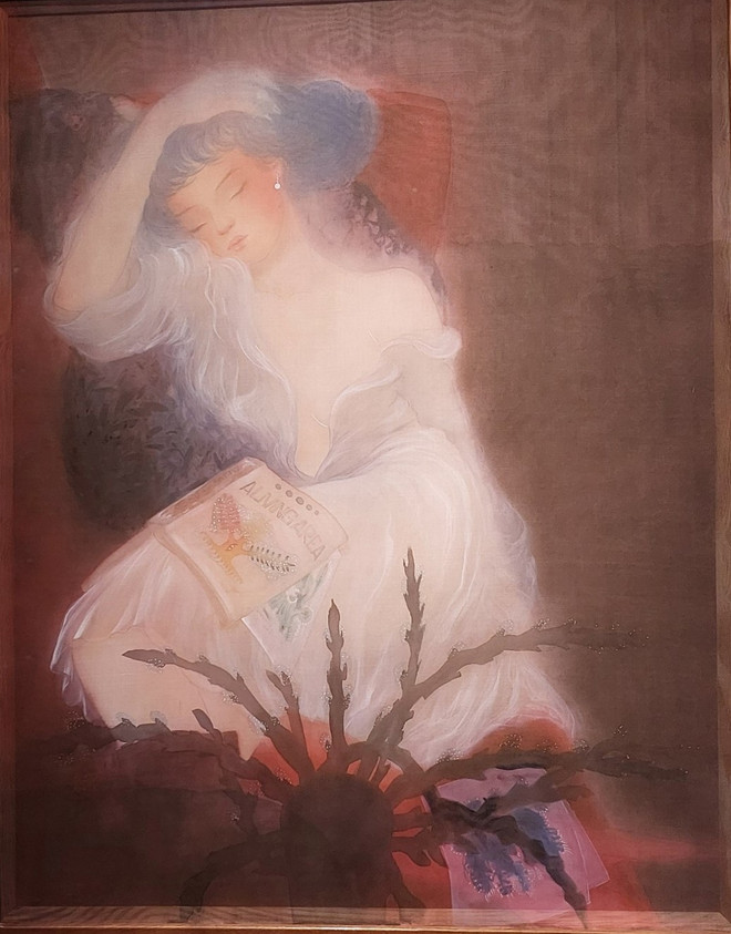 Khám phá thế giới sống động của những 'bóng hồng' đọc sách qua hội họa ảnh 6