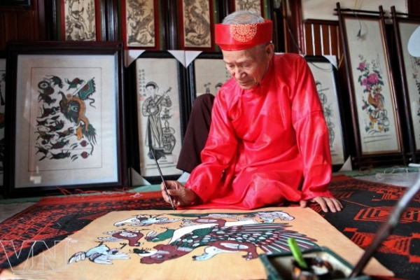 Nghề làm tranh dân gian Đông Hồ "xếp hàng" chờ trình UNESCO ảnh 1