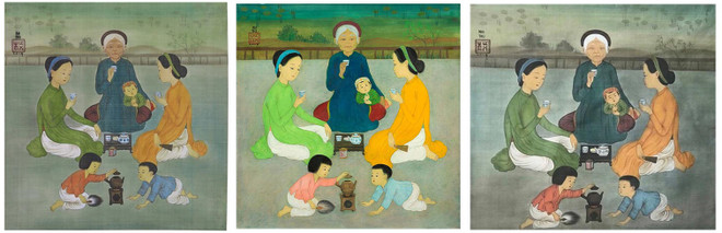 Các sàn đấu giá ngoại bày bán tràn lan tranh Việt bị làm giả ảnh 3