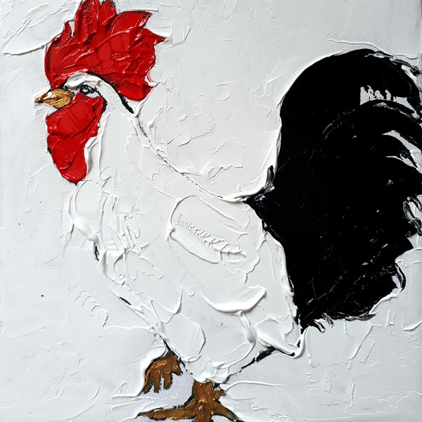 Nhóm họa sỹ G39 tái ngộ công chúng bằng loạt tranh vẽ gà ảnh 6