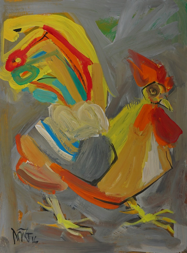 Nhóm họa sỹ G39 tái ngộ công chúng bằng loạt tranh vẽ gà ảnh 2