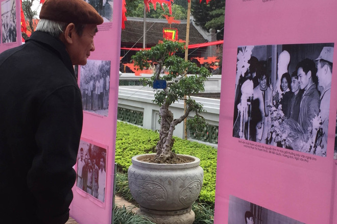 Văn Miếu đông nghịt trong Ngày Thơ Việt Nam Xuân Đinh Dậu ảnh 6