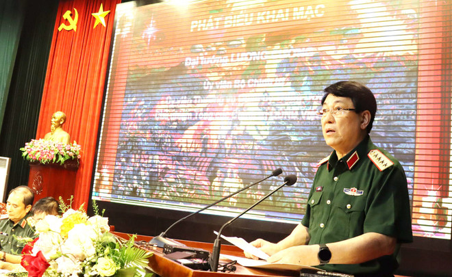 Đại tướng Lương Cường, Ủy viên Bộ Chính trị, Ủy viên Thường vụ Quân ủy Trung ương, Chủ nhiệm Tổng cục Chính trị Quân đội nhân dân Việt Nam. (Ảnh: PV/Vietnam+) luongcuong.jpg
