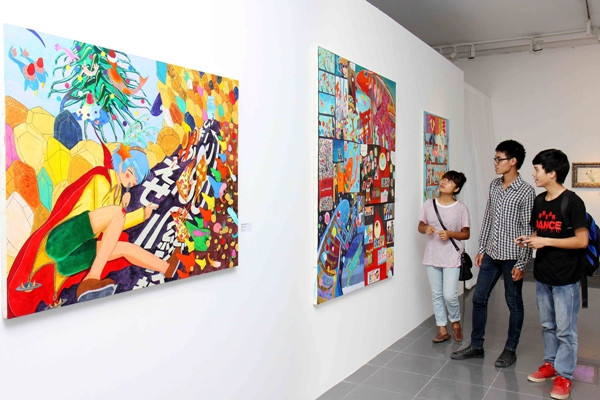 Điểm hẹn nghệ thuật của chín nữ nghệ sỹ Việt Nam và Malaysia ảnh 1