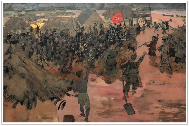 Triển lãm trực tuyến 18 bức tranh kể chuyện ngày đến với độc lập ảnh 2