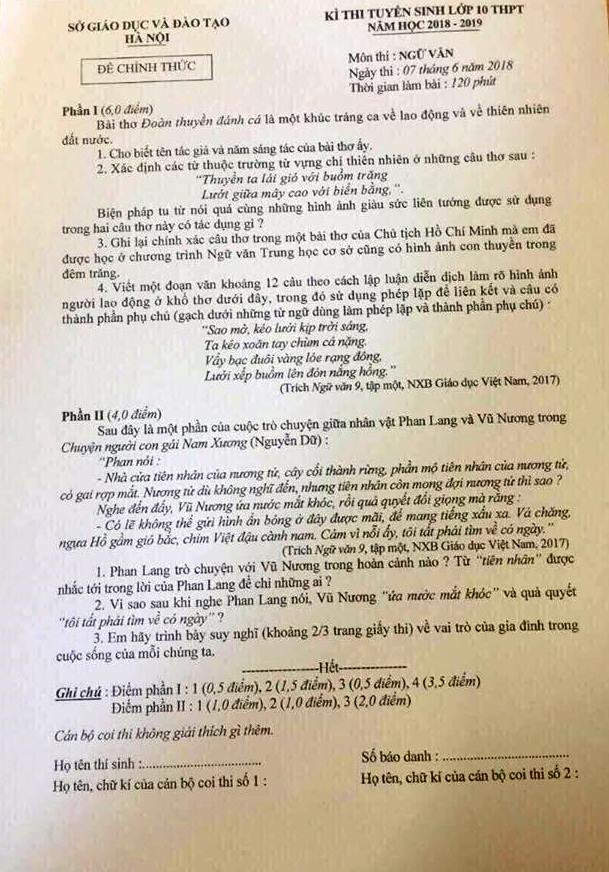 Thi vào lớp 10: Học sinh thừa nhận 1 câu khó nhất trong đề Ngữ văn ảnh 2