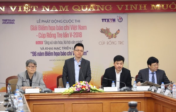 Cúp Rồng Tre 2018: Tôn vinh 96 năm biếm họa báo chí Việt Nam ảnh 2