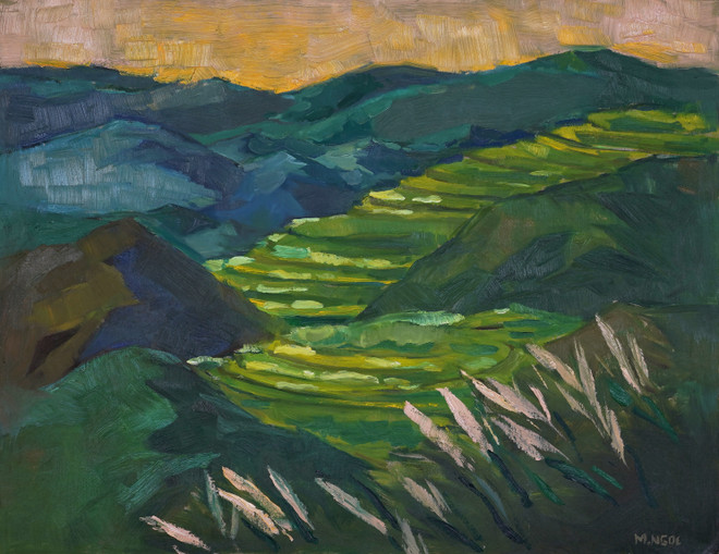 Triển lãm tranh “Hồi Hải Mã” – những sắc màu soi chiếu từ ký ức ảnh 1