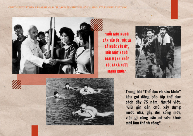 Sách mới hé lộ những hình ảnh quý về Bác Hồ với thể dục thể thao ảnh 3