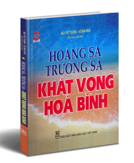 Bìa cuốn sách (Ảnh: NXB Giáo dục Việt Nam) “Hoàng Sa,Trường Sa - Khát vọng hòa bình” qua ảnh ảnh 1