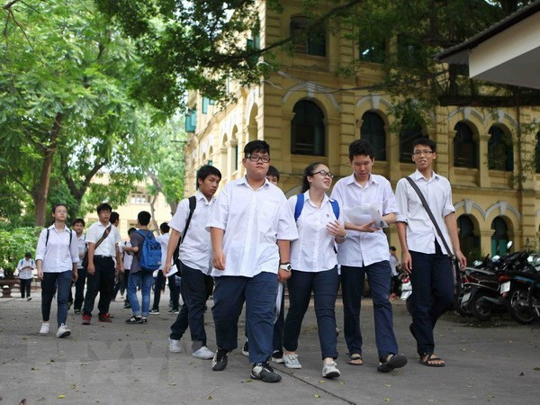 (Ảnh minh họa: TTXVN) Bộ Giáo dục-Đào tạo điều chỉnh nội dung dạy và học bậc THCS, THPT ảnh 1