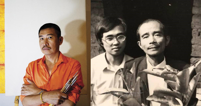 Họa sĩ Lê Thiết Cương triển lãm tranh vẽ từ thơ của Đặng Đình Hưng ảnh 3