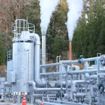 Nhà máy sản xuất khí hydro sạch từ địa nhiệt tại Nhật Bản. (Ảnh: Đào Thanh Tùng/TTXVN)
