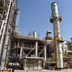 Một nhà máy lọc dầu ở Dammam, Saudi Arabia (Ảnh: THX/TTXVN)