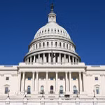 Tòa nhà Quốc hội Mỹ tại Washington, D.C. (Ảnh: THX/TTXVN phát)