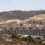Quang cảnh một khu định cư của Israel ở Bờ Tây. (Ảnh: THX/TTXVN phát)