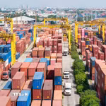 Việt Nam tiếp tục là đối tác thương mại lớn thứ 10 của Singapore, với tỷ trọng tăng từ 2,9% lên 3,1% tổng kim ngạch. (Ảnh: TTXVN phát)