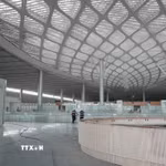 Bên trong nhà ga hành khách sân bay Long Thành. (Ảnh: Công Phong/TTXVN)
