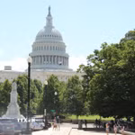 Điện Capitol, trụ sở Quốc hội Mỹ tại Washington D.C. (Ảnh: Đoàn Hùng/TTXVN)
