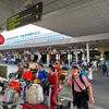 Sân bay Tân Sơn Nhất đón gần 4,1 triệu khách bay trong dịp cao điểm Tết. (Ảnh: PV/Vietnam+)