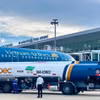 Vietnam Airlines sử dụng nhiên liệu hàng không bền vững (SAF) - dẫn đầu xu hướng hàng không xanh. (Ảnh: PV/Vietnam+)